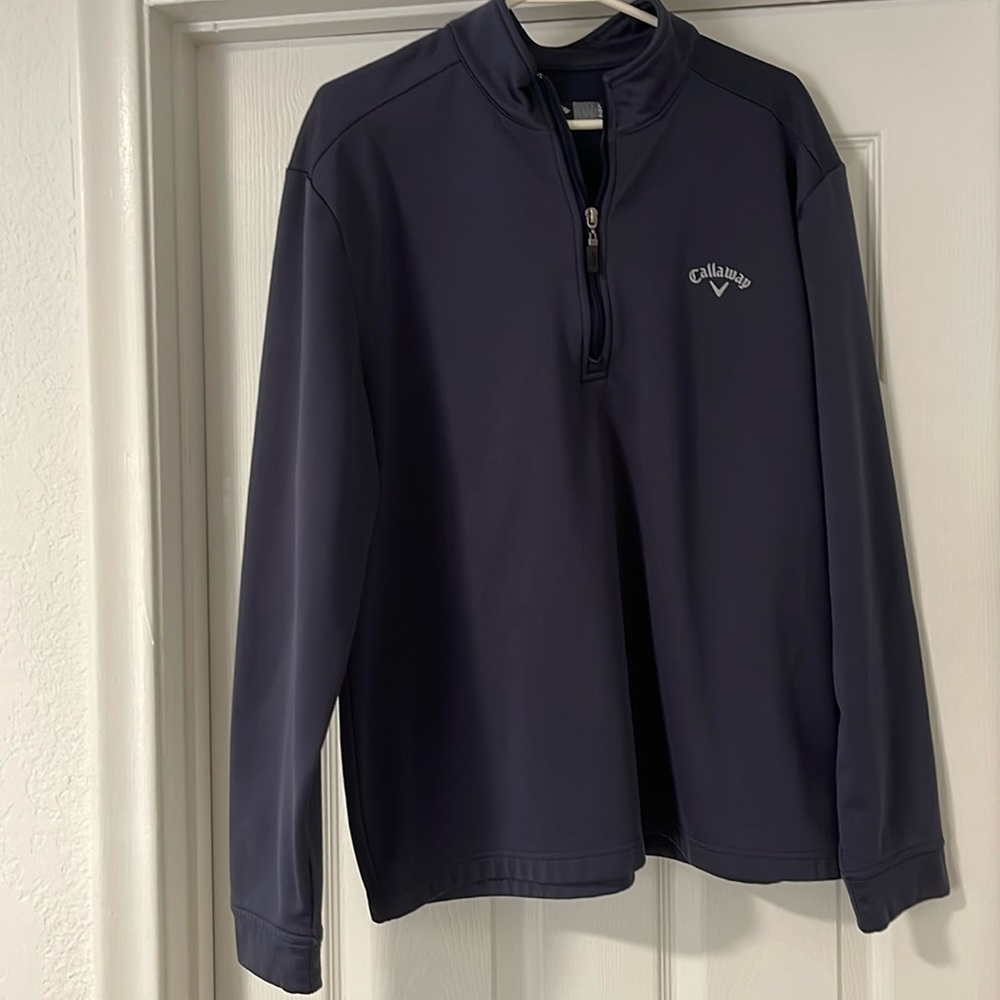 Callaway lightweight large men’s pullover in navy blue